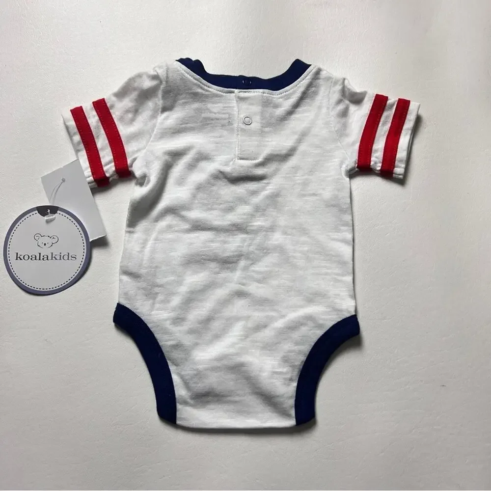 Koala Kids July Fourth Holiday Celebration Matching One Piece Set Sz NB